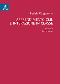 Copertina libro Apprendimento CLIL e interazione in classe