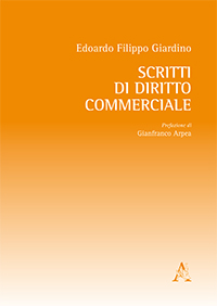 Copertina libro Scritti di diritto commerciale