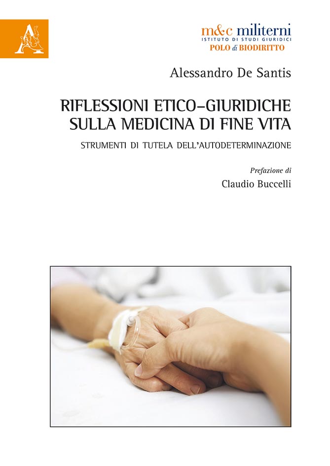 Copertina libro Riflessioni etico-giuridiche sulla medicina di fine vita