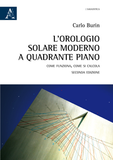 Copertina libro L’orologio solare moderno a quadrante piano