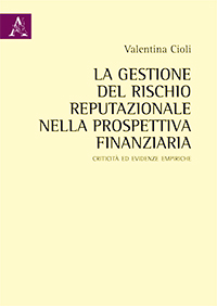 Copertina libro La gestione del rischio reputazionale nella prospettiva finanziaria