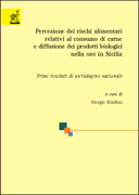 Copertina libro Percezione dei rischi alimentari relativi al consumo di carne e diffusione dei prodotti biologici nella GDO in Sicilia