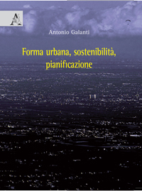 Copertina libro Forma urbana, sostenibilità, pianificazione