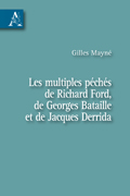Copertina libro Les multiples péchés de Richard Ford, de Georges Bataille et de Jacques Derrida