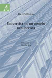 Copertina libro Università in un mondo neoliberista