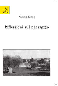 Copertina libro Riflessioni sul paesaggio