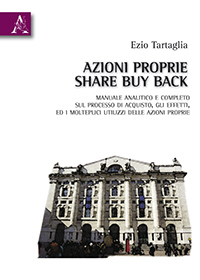 Copertina libro Azioni proprie share buy back