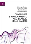 Copertina libro Continuità e rinnovamento nel bilancio delle banche