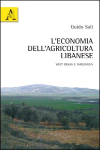 Copertina libro L’economia dell’agricoltura libanese