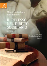 Copertina libro Il recesso nel diritto societario