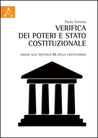 Copertina libro Verifica dei poteri e stato costituzionale