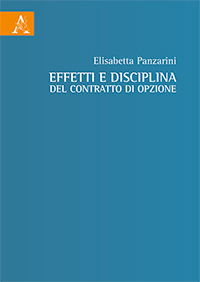Copertina libro Effetti e disciplina del contratto di opzione