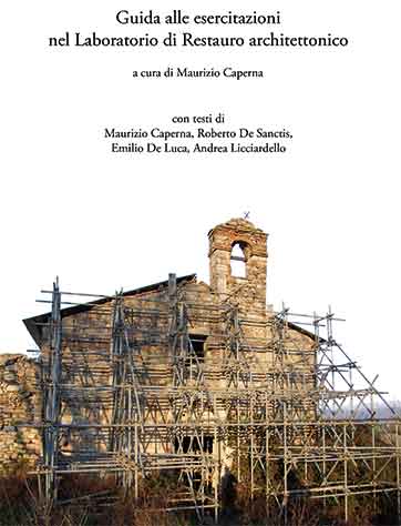 Copertina libro Guida alle esercitazioni nel Laboratorio di Restauro architettonico