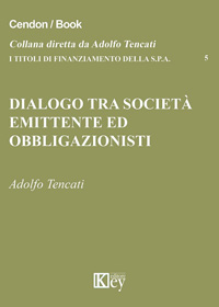 Copertina libro Dialogo tra società emittente ed obbligazionisti
