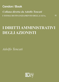 Copertina libro I diritti amministrativi degli azionisti