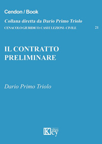 Copertina libro Il contratto preliminare