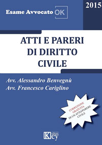 Copertina libro Atti e pareri di diritto civile