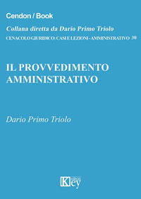 Copertina libro Il provvedimento amministrativo