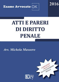Copertina libro Atti e pareri di diritto penale 2016