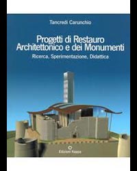 Copertina libro Progetti di restauro architettonico e dei monumenti