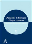 copertina libro 9788854842281 Quaderni di filologia e lingue romanze